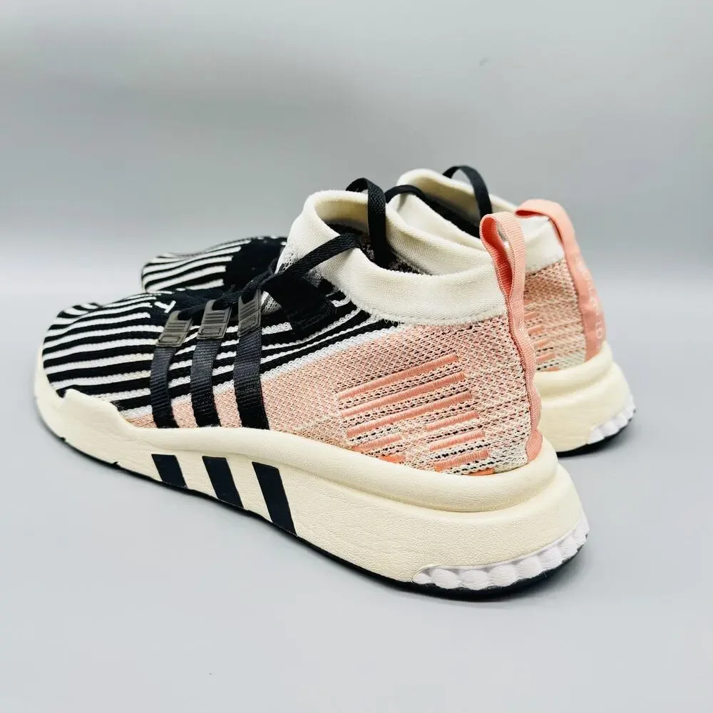 Adidas Originals Shoes Mens 12.5 Multicolor EQT Support Striped Knit Sneakers